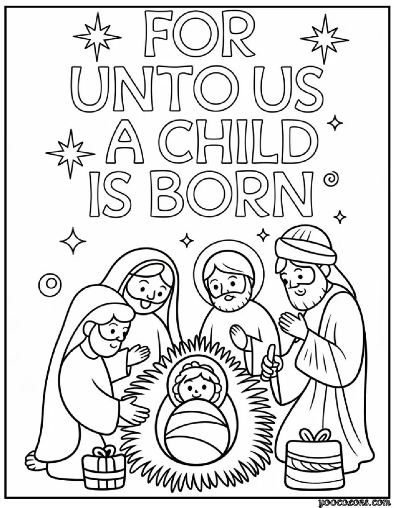 Christmas Coloring Pages Christian - Faith-Filled Art for the Holy Season 7 christmas coloring pages christian 4 pdf