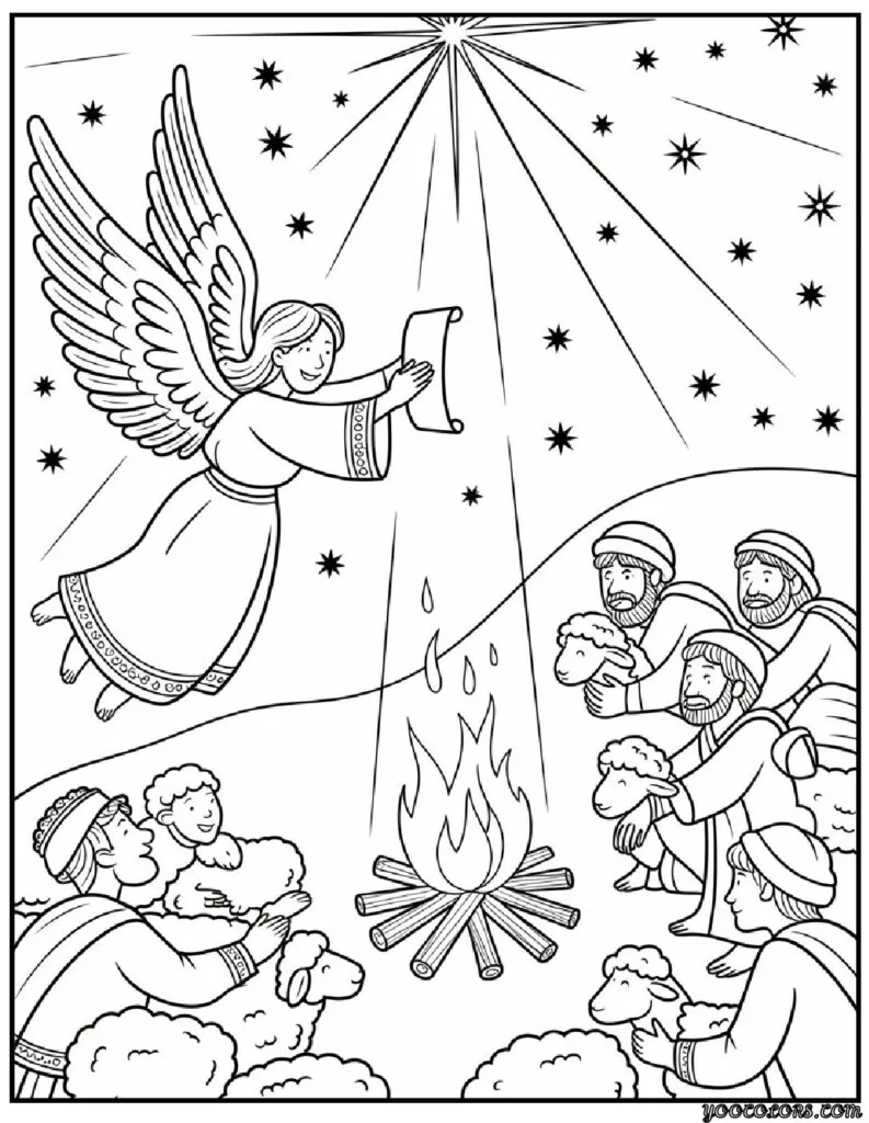 Christmas Coloring Pages Christian - Faith-Filled Art for the Holy Season 8 christmas coloring pages christian 5 pdf