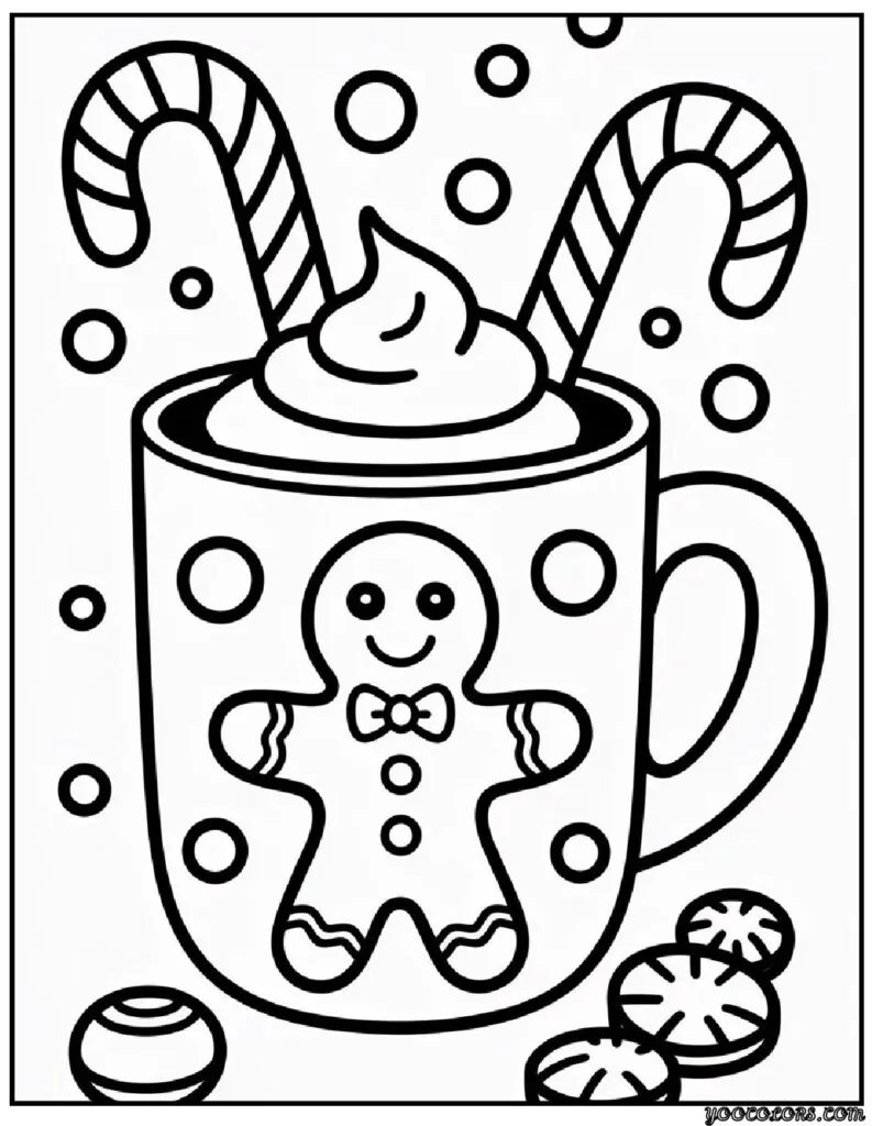 Christmas Coloring Pages Gingerbread Man - Sweet, Creative Fun for All Ages 9 christmas coloring pages gingerbread man 2 pdf