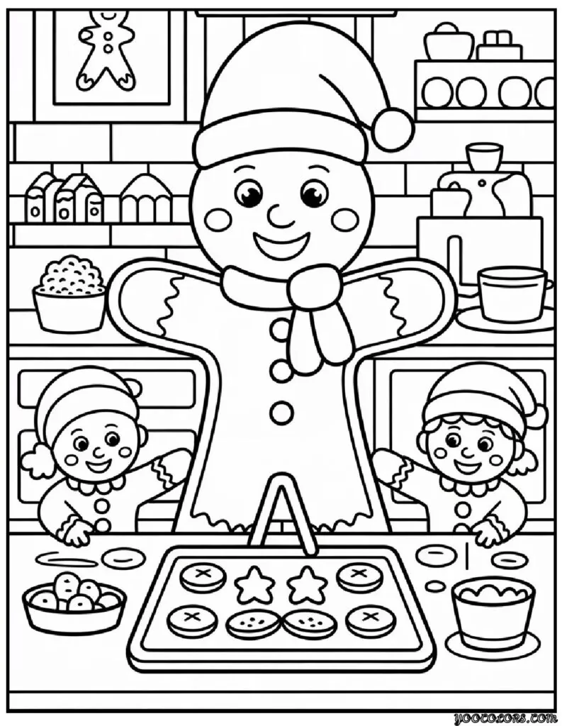Christmas Coloring Pages Gingerbread Man - Sweet, Creative Fun for All Ages 10 christmas coloring pages gingerbread man 3 pdf
