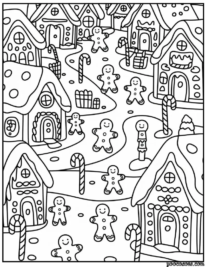 Christmas Coloring Pages Gingerbread Man - Sweet, Creative Fun for All Ages 5 christmas coloring pages gingerbread man 6 pdf