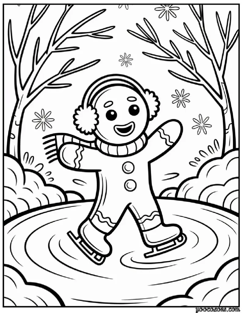 Christmas Coloring Pages Gingerbread Man - Sweet, Creative Fun for All Ages 6 christmas coloring pages gingerbread man 7 pdf