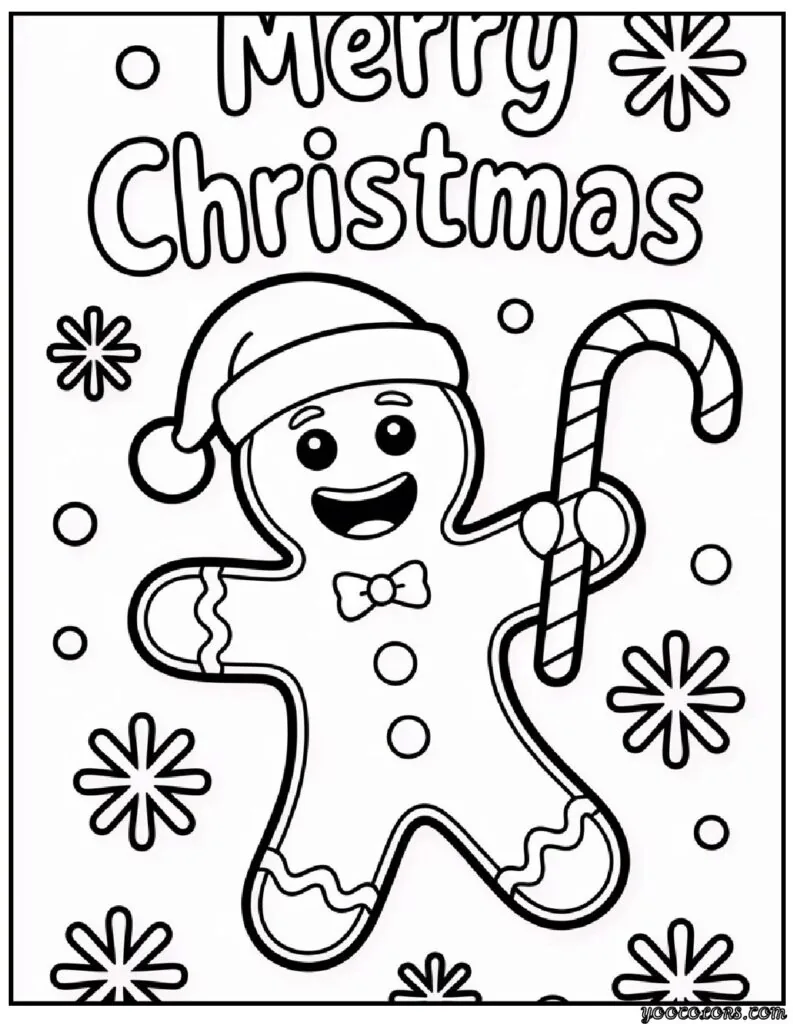 Christmas Coloring Pages Gingerbread Man - Sweet, Creative Fun for All Ages 4 christmas coloring pages gingerbread man 9 pdf