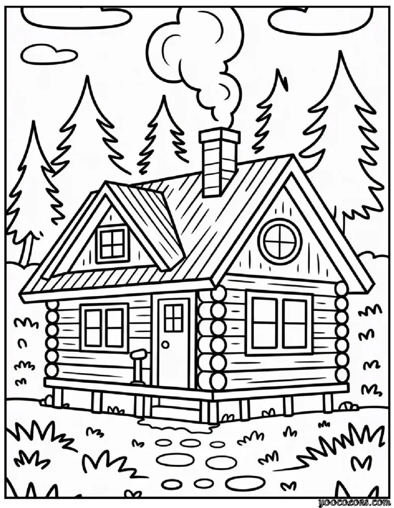 Kids Coloring Pages House – Free Printable & PDF Fun for Kids 3 kids coloring pages house 1 pdf
