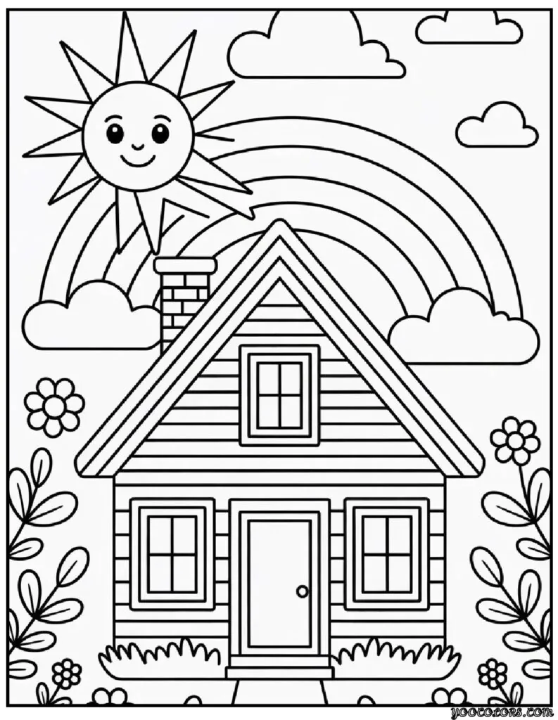 Kids Coloring Pages House – Free Printable & PDF Fun for Kids 13 kids coloring pages house 11 pdf