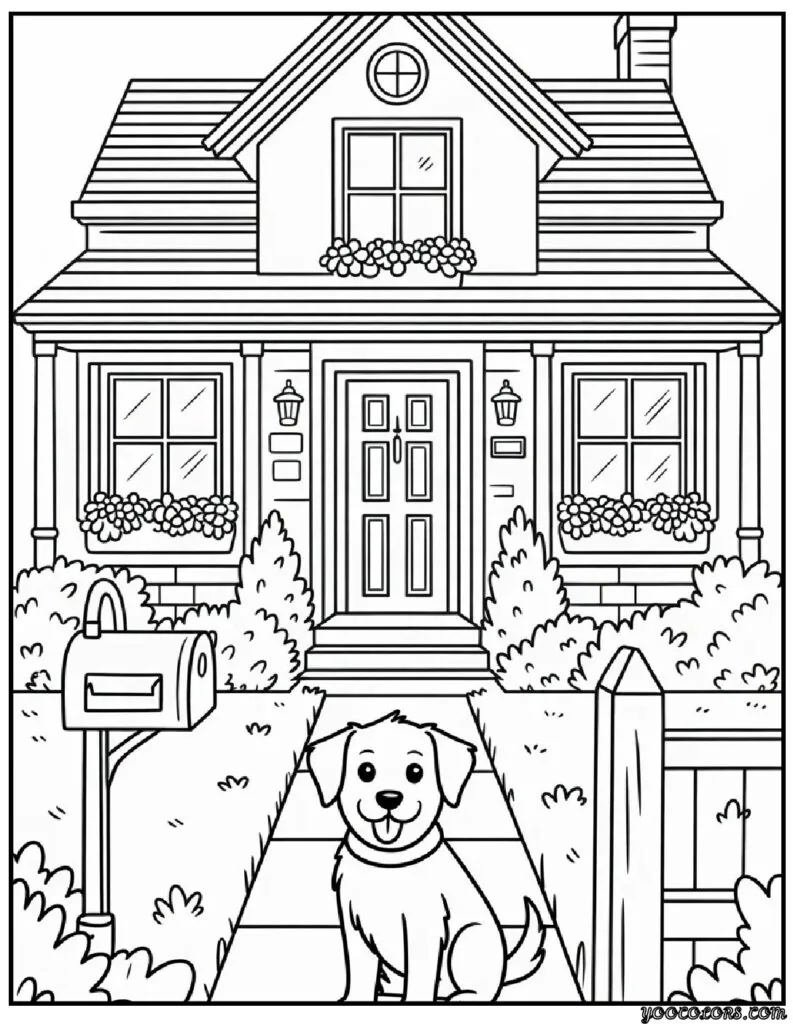 Kids Coloring Pages House – Free Printable & PDF Fun for Kids 17 kids coloring pages house 15 pdf