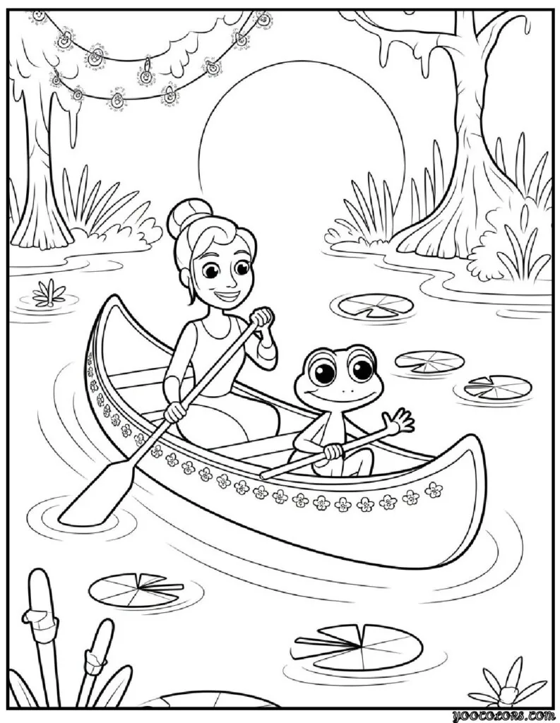 Princess and the Frog Coloring Pages – A Magical Journey Through New Orleans 8 princess and the frog coloring pages 7 pdf