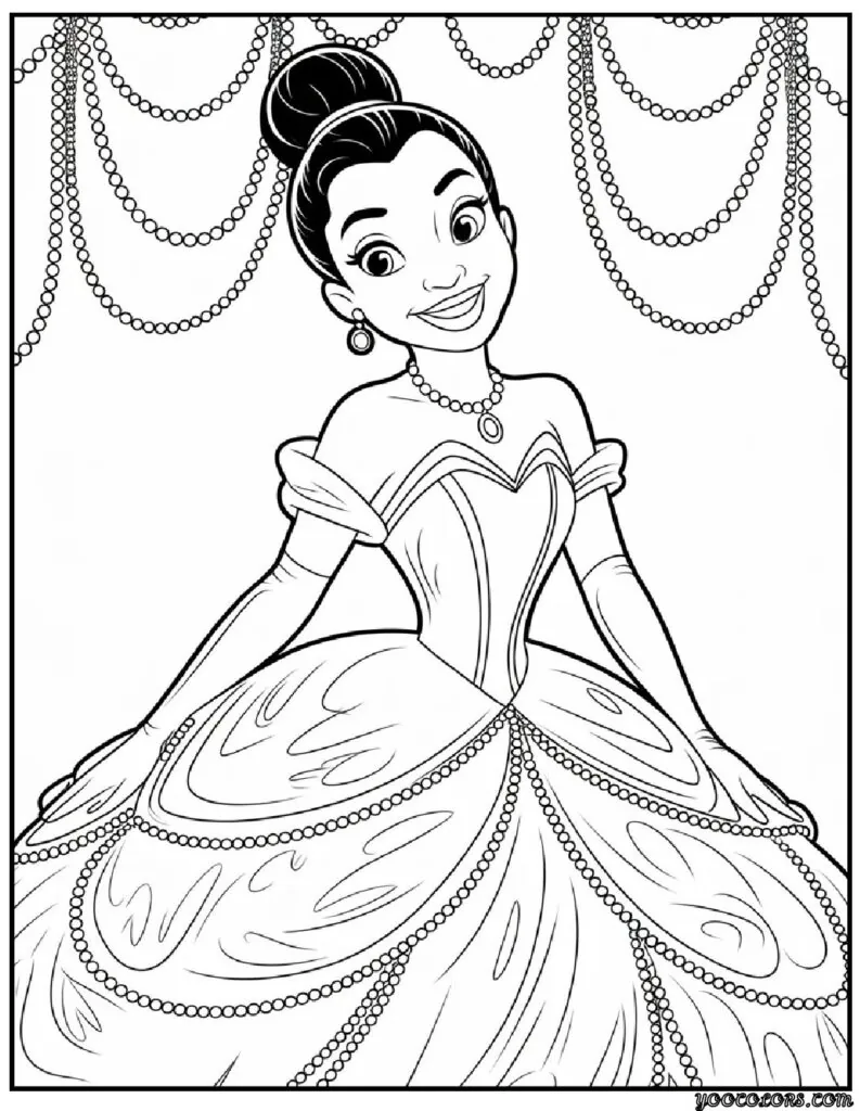 Princess and the Frog Coloring Pages – A Magical Journey Through New Orleans 11 princess and the frog coloring pages 8 pdf