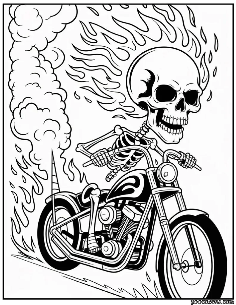 Skull Coloring Pages: Printable Art for Every Age 4 skull coloring pages 11 pdf