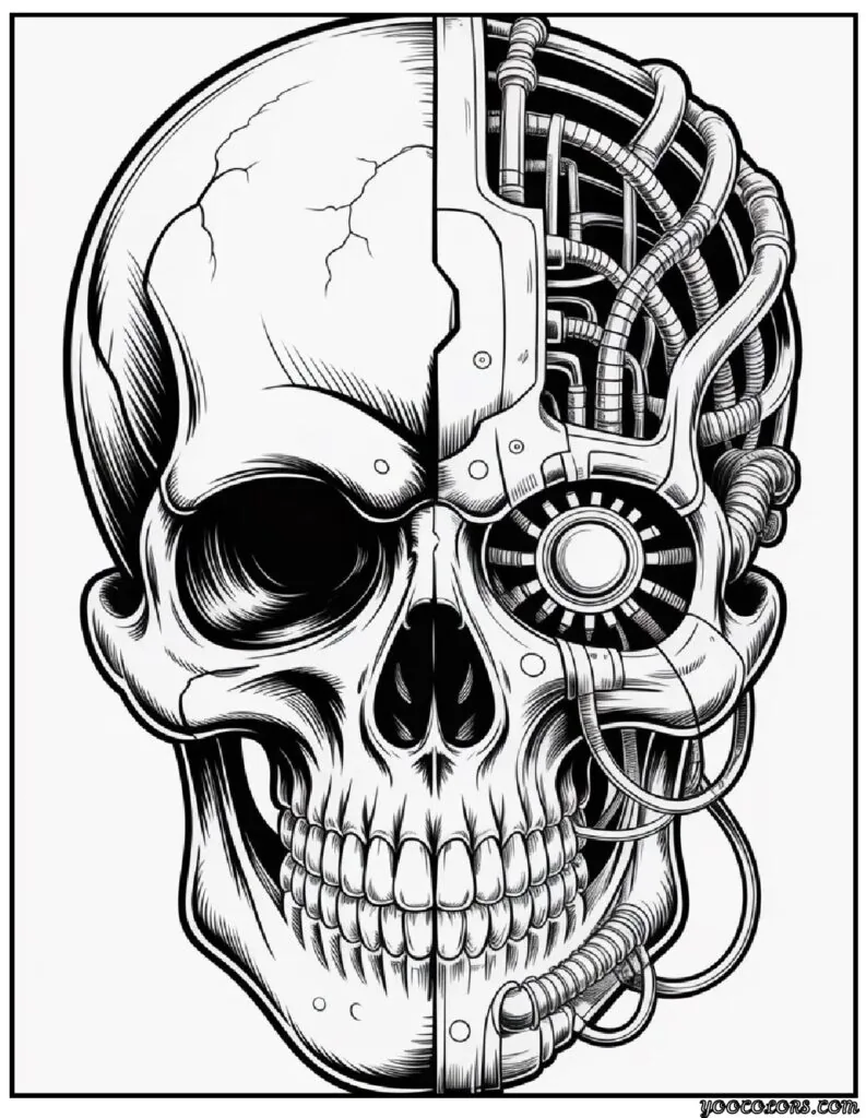 Skull Coloring Pages: Printable Art for Every Age 11 skull coloring pages 2 pdf