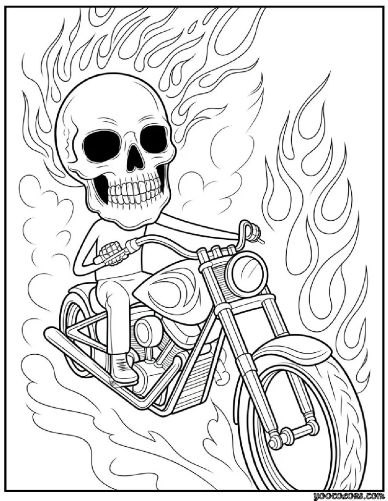 Skull Coloring Pages: Printable Art for Every Age 7 skull coloring pages 6 pdf