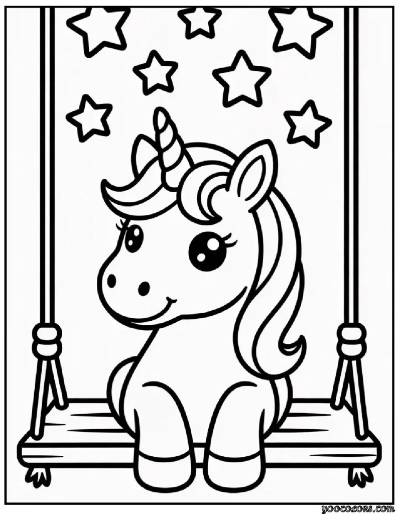 Unicorn Coloring Pages Easy: Stress-Free, Screen-Free Fun That Sparks Creativity 10 unicorn coloring pages easy 6 pdf