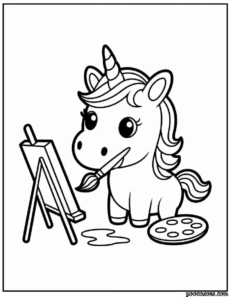 Unicorn Coloring Pages Easy: Stress-Free, Screen-Free Fun That Sparks Creativity 4 unicorn coloring pages easy pdf