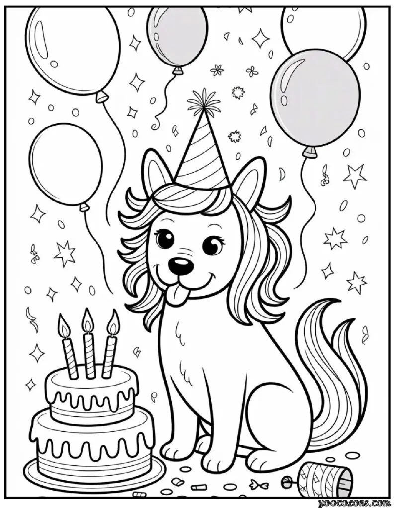 Unicorn Dog Coloring Pages: Whimsical Prints That Kids (and Grown-Ups) Love 4 unicorn dog coloring pages 7 2 pdf