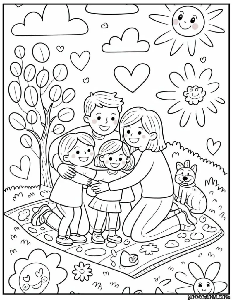 I Love My Family Coloring Pages List of 13 Fun and Educational Designs 17 Copy of i love my family Coloring Pages 16 pdf
