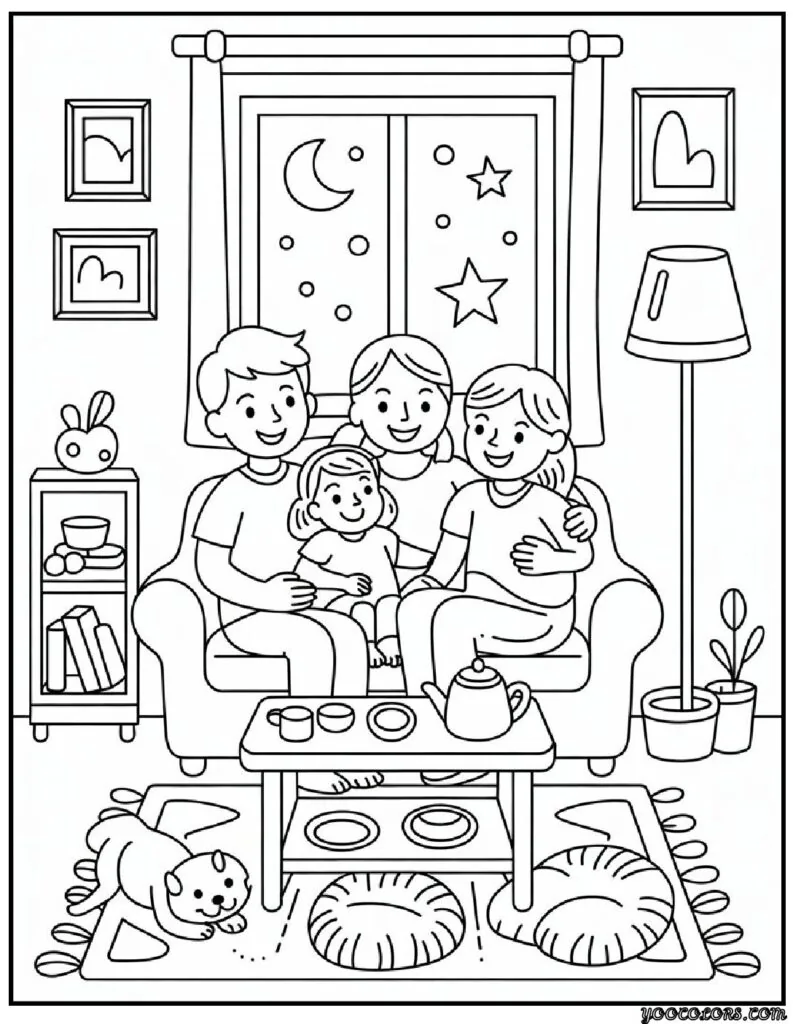 I Love My Family Coloring Pages List of 13 Fun and Educational Designs 12 Copy of i love my family Coloring Pages 8 pdf