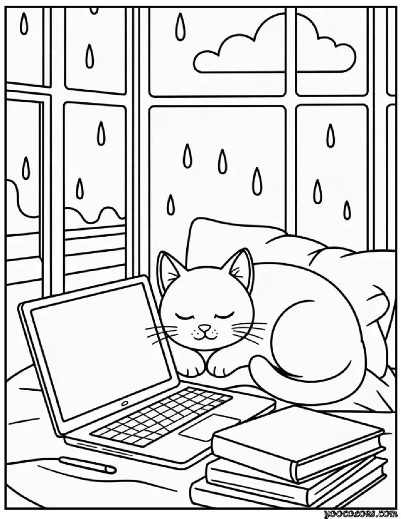 Cute and Cozy Coloring Pages: Soft, Snuggly Designs for Calm, Creative Time 10 Cute Aesthetic Coloring Pages 1 pdf