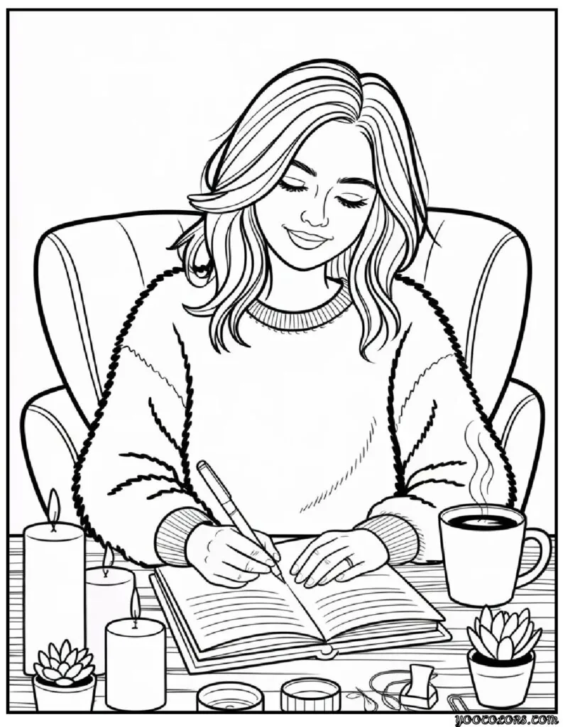 Cute Aesthetic Coloring Pages: Pastel-Perfect Fun for Kids, Teachers & Creators 7 Cute Aesthetic Coloring Pages 6 pdf