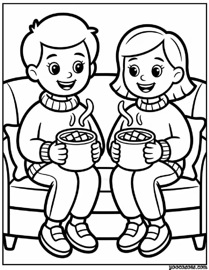 Cute and Cozy Coloring Pages: Soft, Snuggly Designs for Calm, Creative Time 7 Cute and cozy Coloring Pages 5 pdf