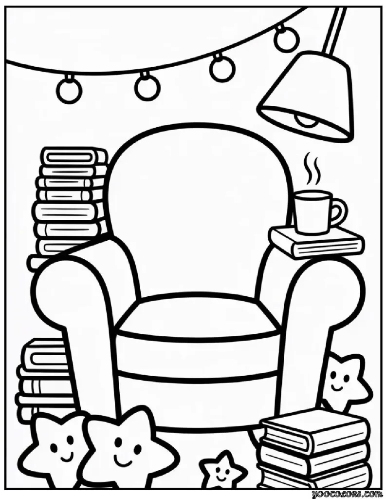 Cute and Cozy Coloring Pages: Soft, Snuggly Designs for Calm, Creative Time 12 Cute and cozy Coloring Pages 8 pdf