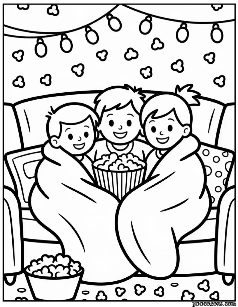Cute and Cozy Coloring Pages: Soft, Snuggly Designs for Calm, Creative Time 11 Cute and cozy Coloring Pages 9 pdf