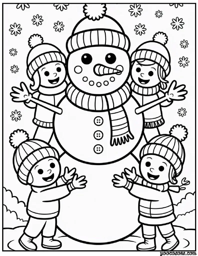 Happy Winter Coloring Pages – Cozy, Cheerful Fun for the Whole Family 12 Happy Winter Coloring Pages 1 pdf