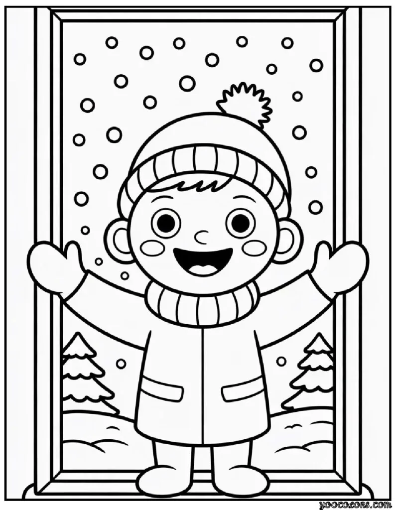 Happy Winter Coloring Pages – Cozy, Cheerful Fun for the Whole Family 3 Happy Winter Coloring Pages 8 pdf