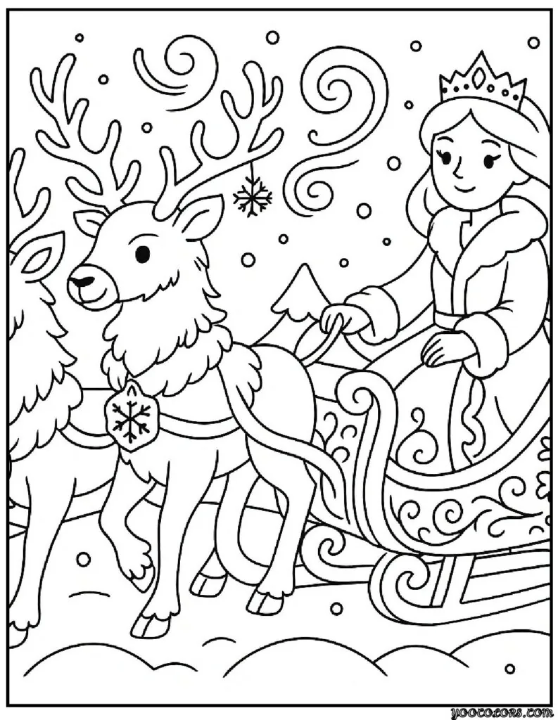 Winter Coloring Pages Disney – Cozy Magic for Snowy Days 10 WINTER COLORING PAGES DISNEY 6 pdf
