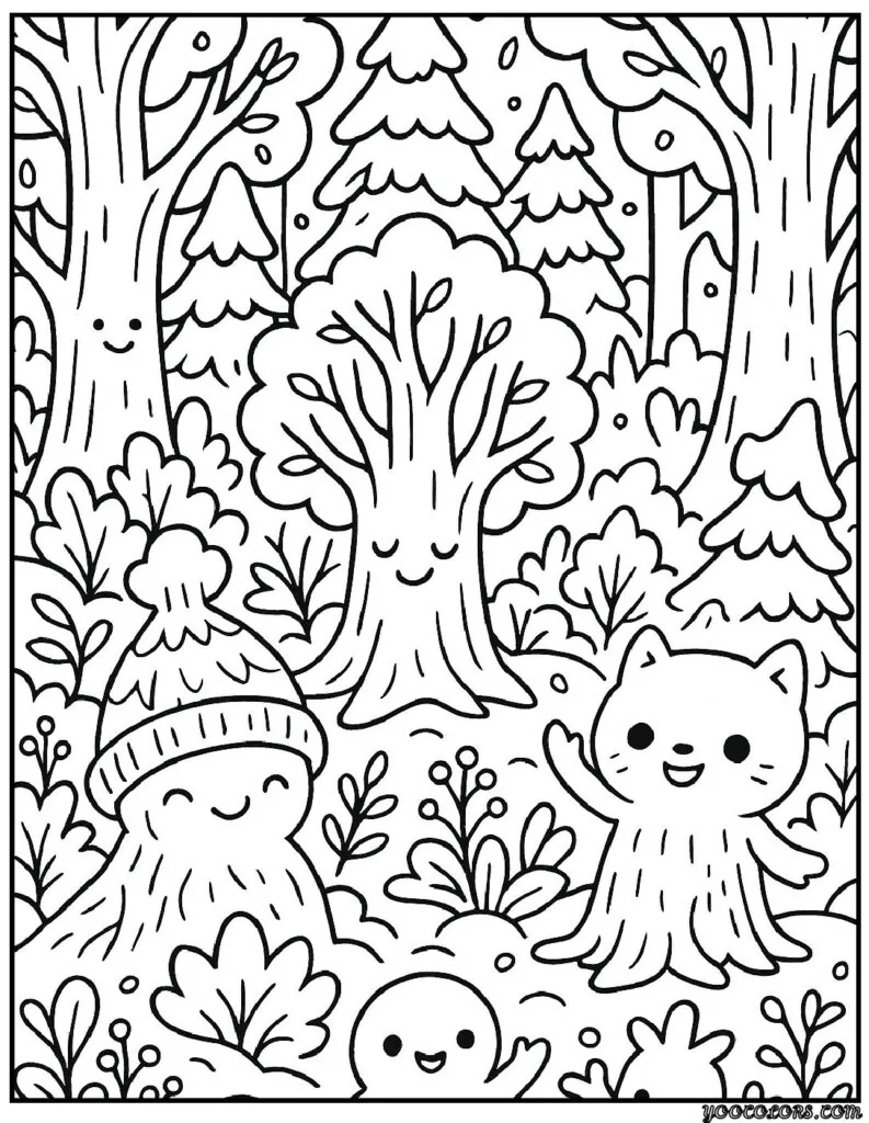 Winter Coloring Pages Disney – Cozy Magic for Snowy Days 11 WINTER COLORING PAGES DISNEY 9 pdf