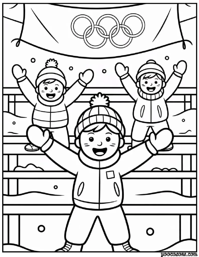 Winter Olympics Coloring Pages – Fun, Sporty Winter Printables for All Ages 8 Winter Olympics Coloring Pages 4 pdf