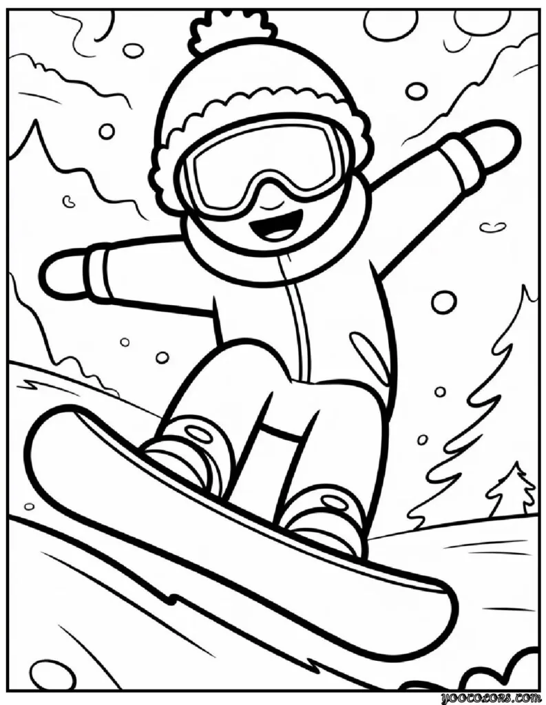 Winter Olympics Coloring Pages – Fun, Sporty Winter Printables for All Ages 4 Winter Olympics Coloring Pages 8 pdf