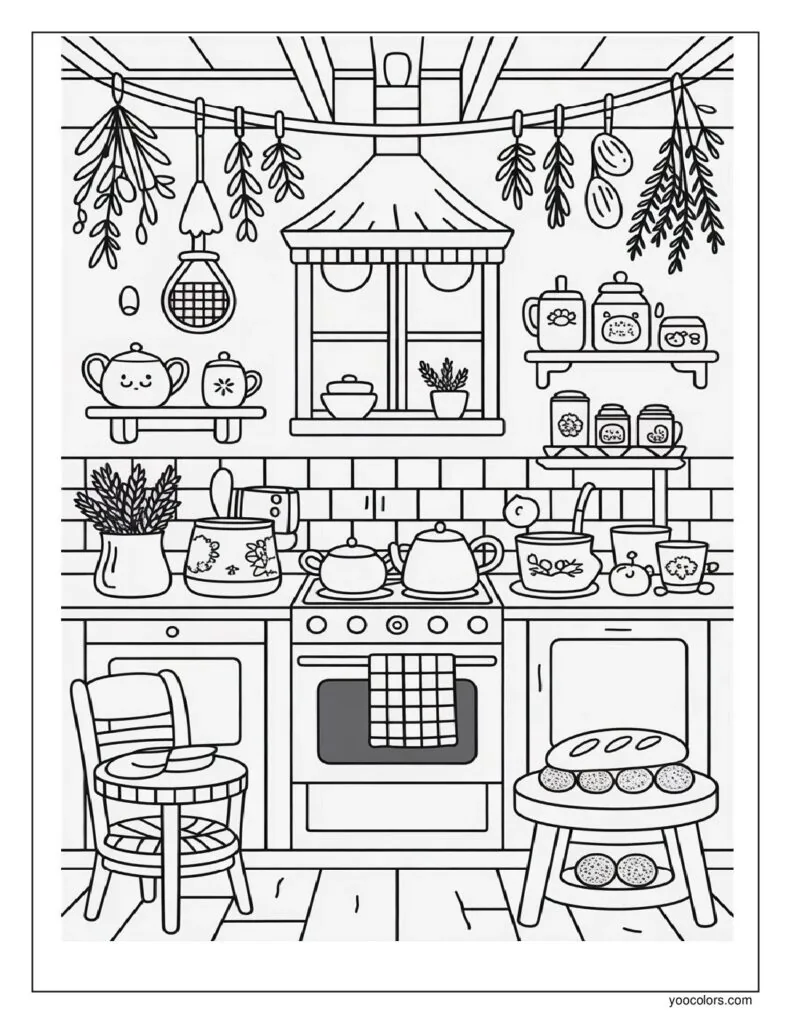 Cozy Coloring Pages Easy – Simple, Relaxing Art for Calm Moments 3 cozy coloring pages 3 pdf