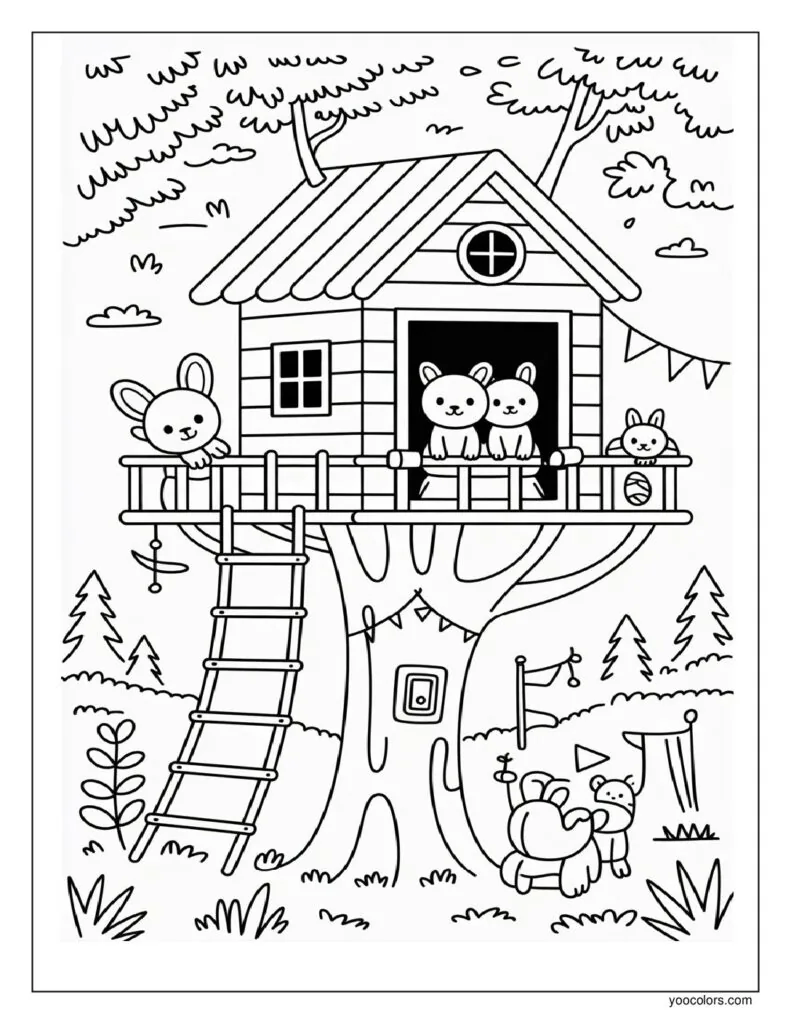 Cozy Coloring Pages Easy – Simple, Relaxing Art for Calm Moments 7 cozy coloring pages 7 pdf