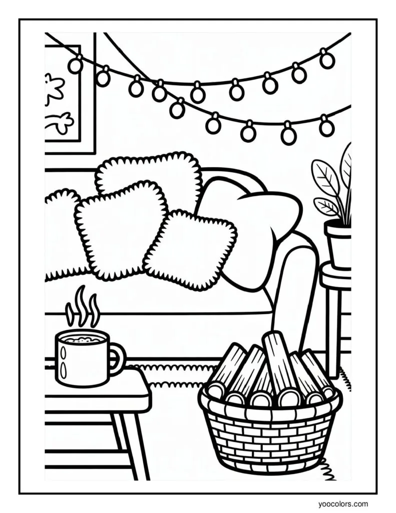 Cozy Coloring Pages for Adults: Warm, Hygge-Inspired Art for Calm and ComfortMeta Title 3 cozy coloring pages for adults 3 pdf