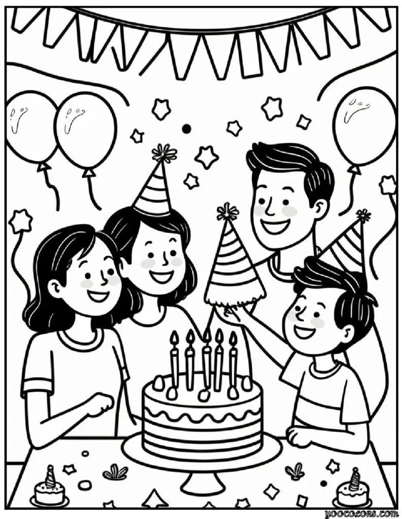 Family Coloring Pages 16 Fun and Creative Designs for All Ages 15 family Coloring Pages 14 pdf