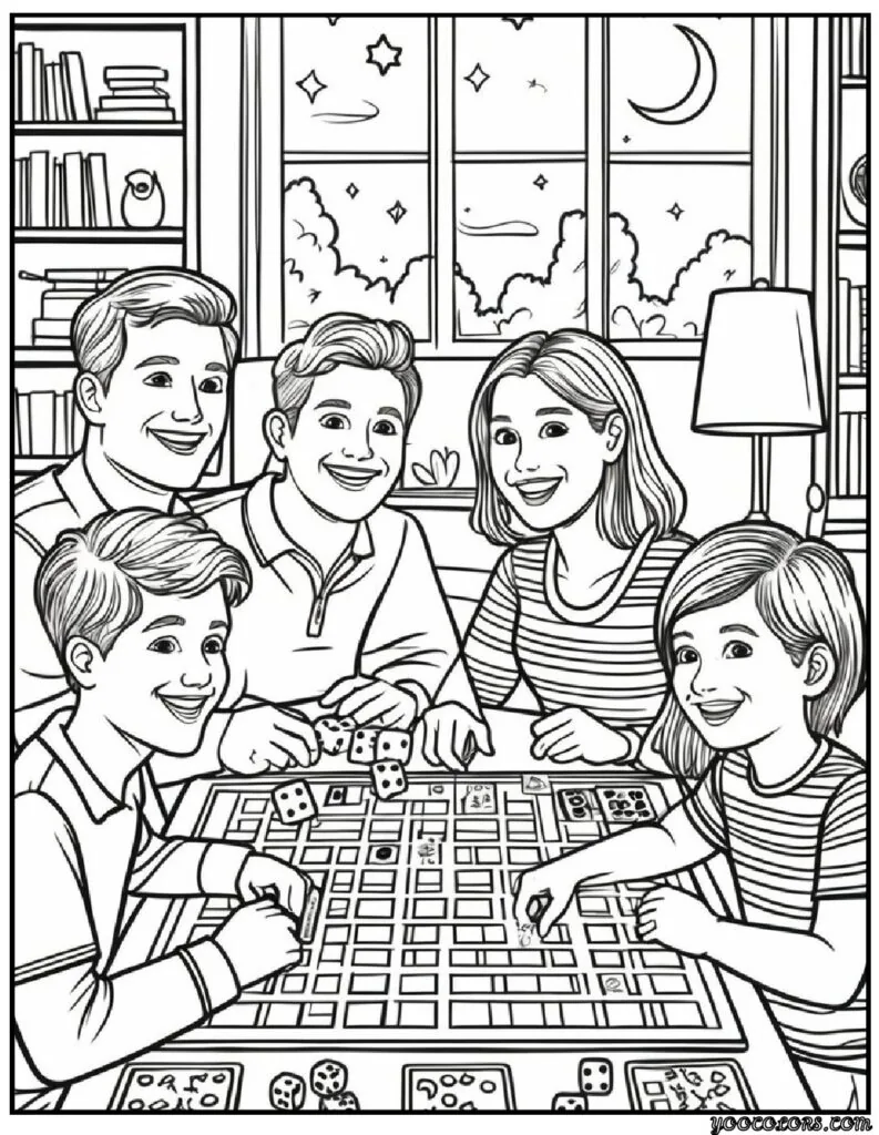 Family Coloring Pages 16 Fun and Creative Designs for All Ages 11 family Coloring Pages 9 pdf