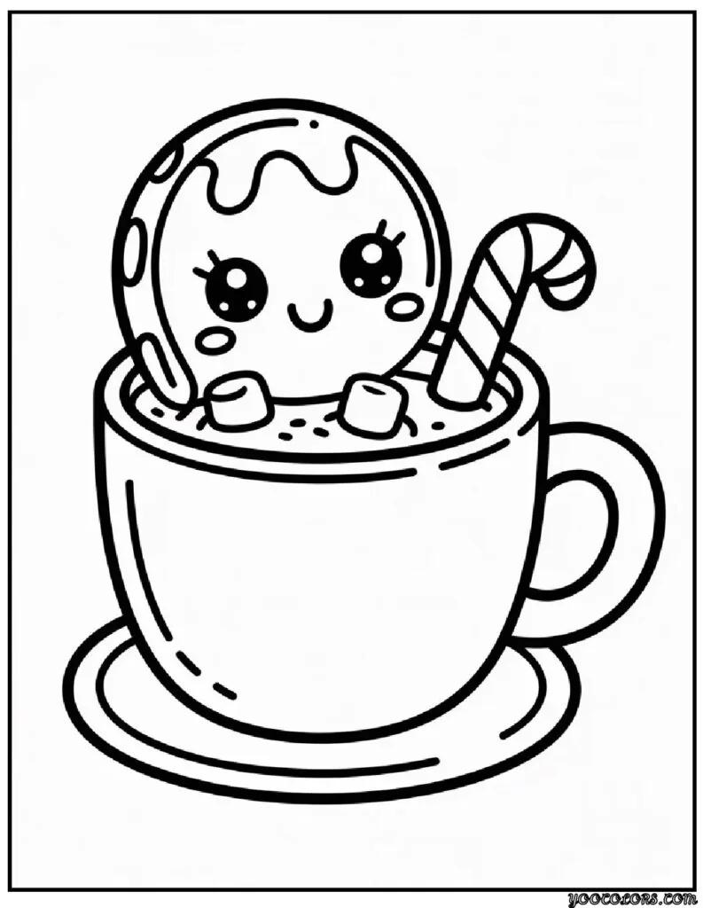 Gingerbread Coloring Pages: Sweet, Festive, and Fun to Color 4 gingerbread Coloring Pages 13 pdf