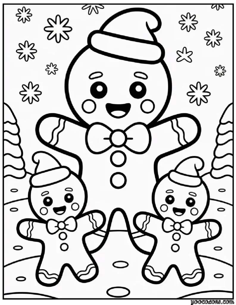 Gingerbread Coloring Pages: Sweet, Festive, and Fun to Color 13 gingerbread Coloring Pages 2 pdf
