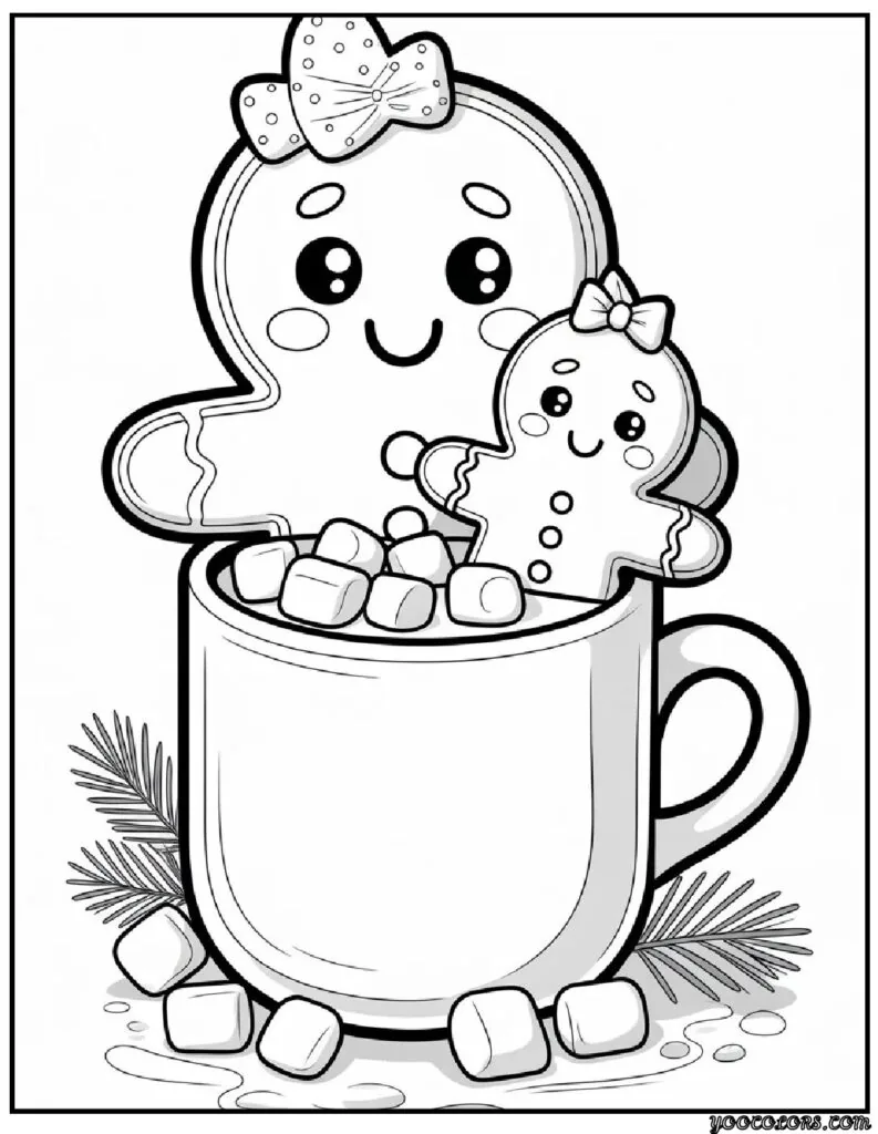 Gingerbread Coloring Pages: Sweet, Festive, and Fun to Color 15 gingerbread Coloring Pages pdf