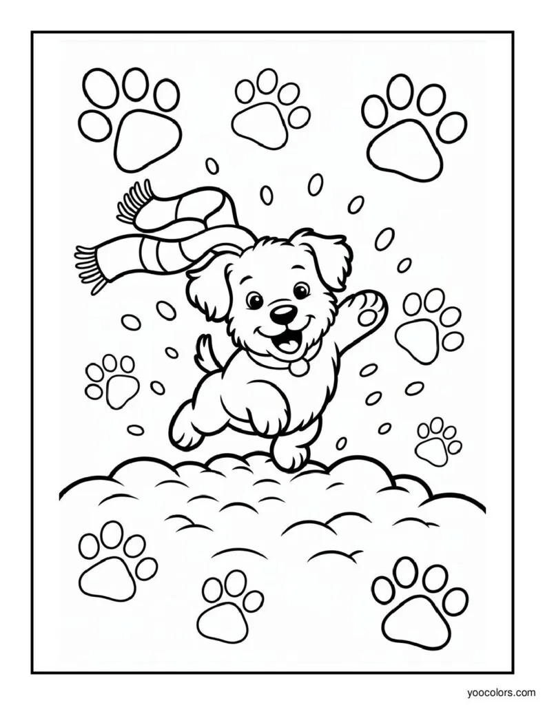 Winter Coloring Pages Kids: Cozy, Free Printables for Winter Fun 12 winter coloring pages for kids 10 pdf