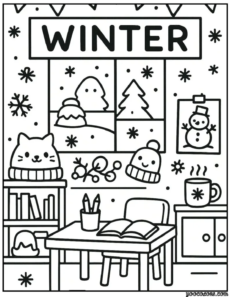 Winter Coloring Pages Preschool – Cozy Learning for Little Hands 14 winter coloring pages preschool 10 pdf