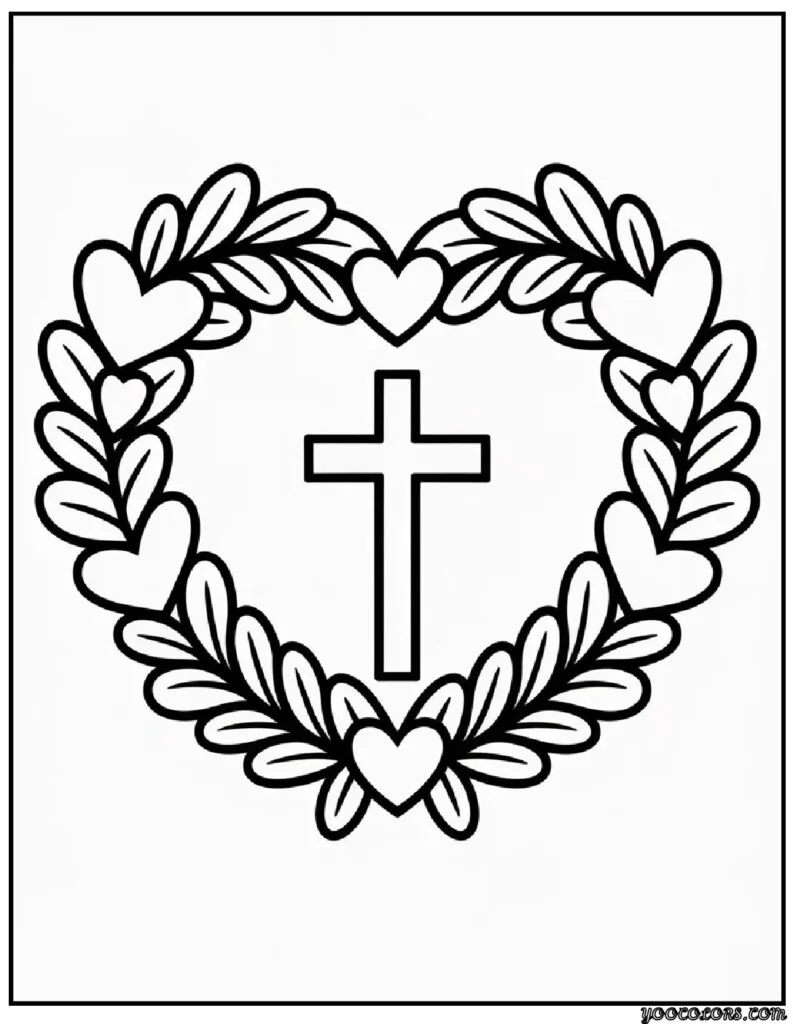 Christian Valentine Coloring Pages: Faith-Filled Printables for Love, Kindness, and Quiet Joy 8 Christian Valentine Coloring Pagess 2 pdf