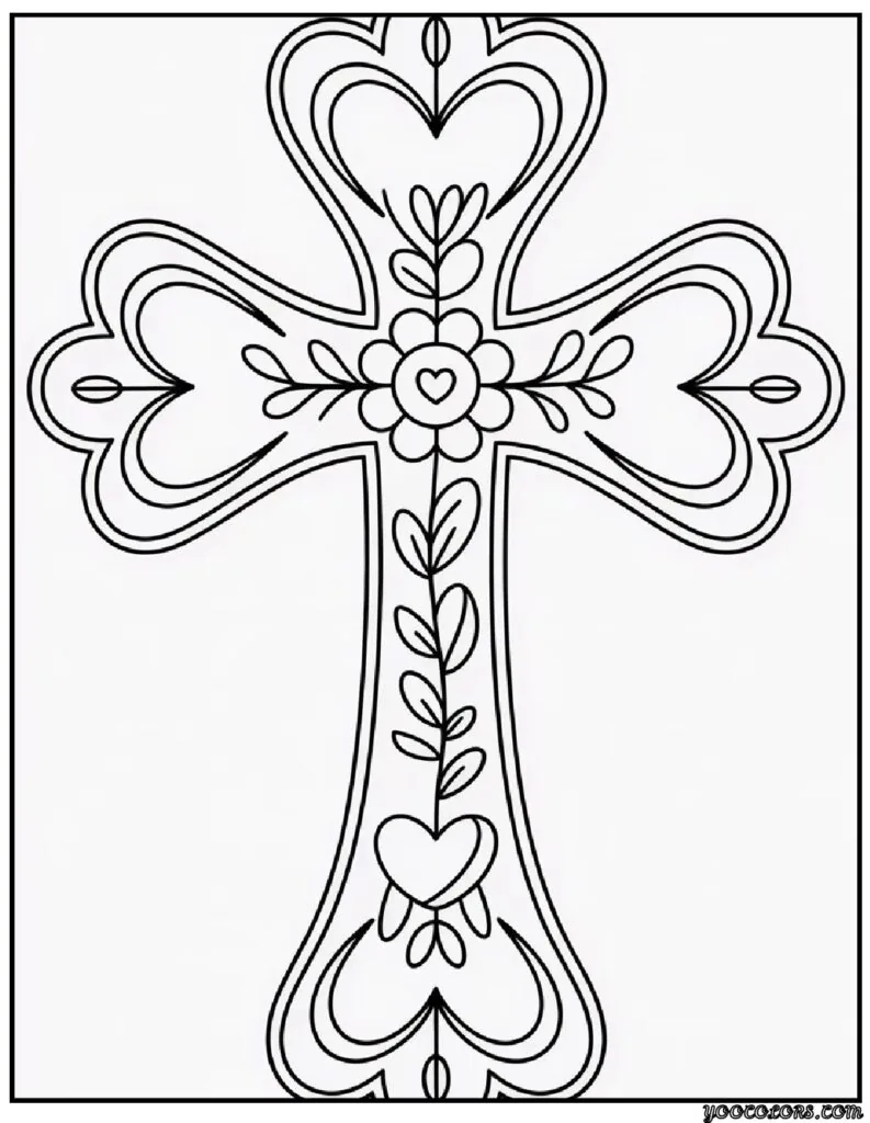 Christian Valentine Coloring Pages: Faith-Filled Printables for Love, Kindness, and Quiet Joy 4 Christian Valentine Coloring Pagess 6 pdf