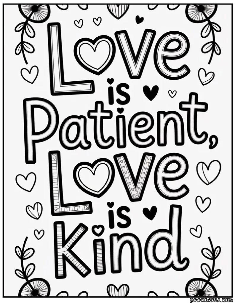 Christian Valentine Coloring Pages: Faith-Filled Printables for Love, Kindness, and Quiet Joy 3 Christian Valentine Coloring Pagess 9 pdf