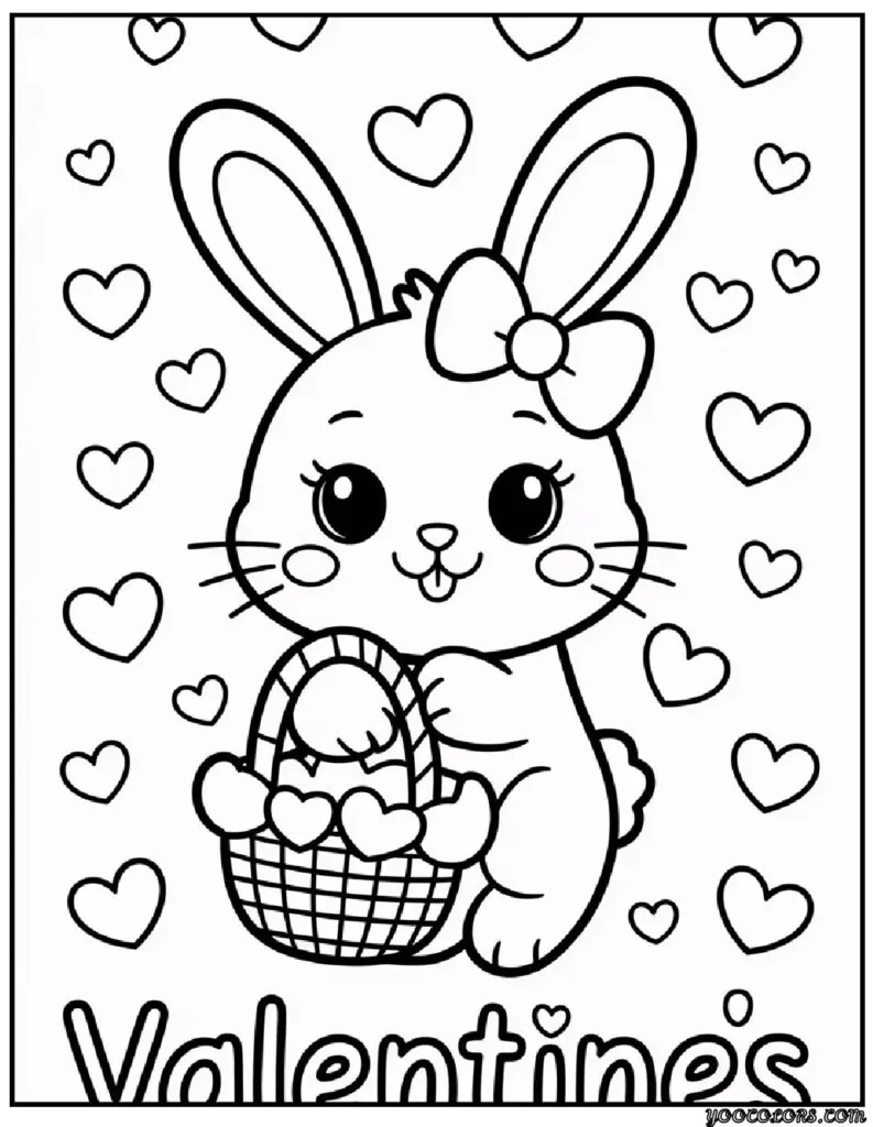 Cute Valentines Day Coloring Pages: Creative, Fun Ideas & Designs 10 Cute Valentines Day Coloring Pages 5 pdf