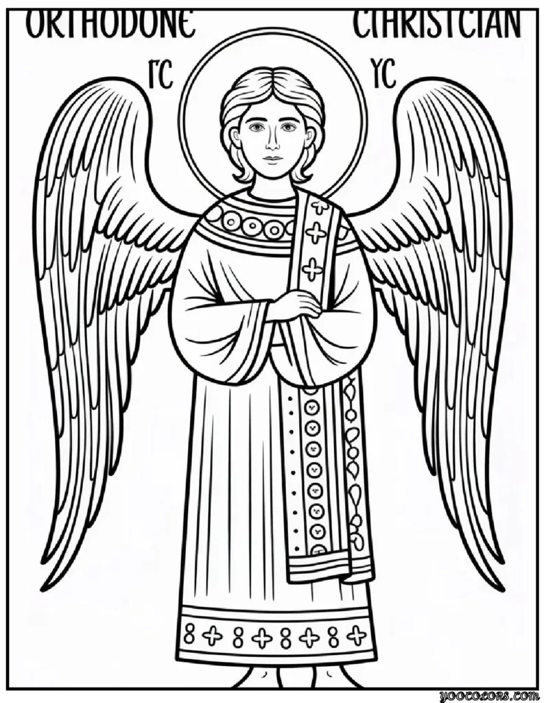Orthodox Christian Coloring Pages: Meaningful Printables Inspired by Faith, Tradition, and Quiet Beauty 3 Orthodox Christian Coloring Pages 9 pdf