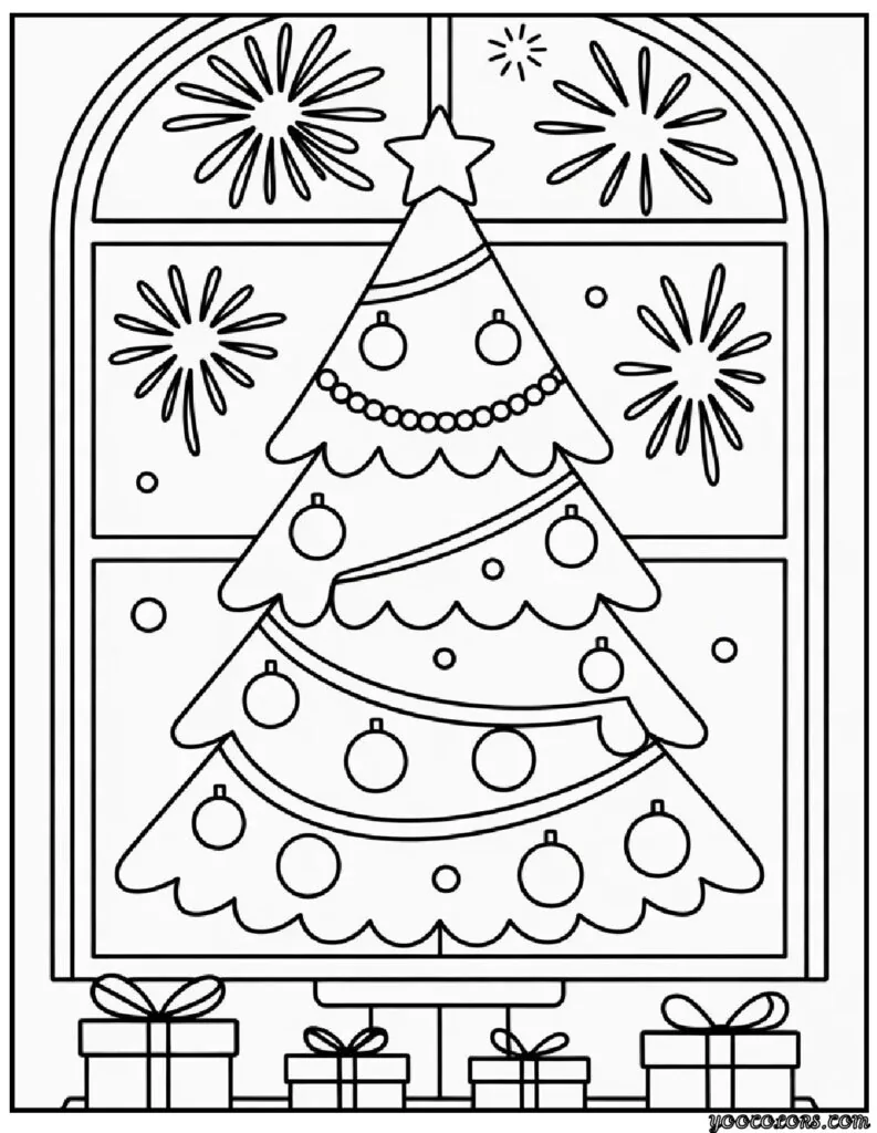 Merry Christmas and Happy New Year Coloring Pages: Festive Printables for Kids & Families 3 merry christmas and happy new year coloring pages 8 pdf