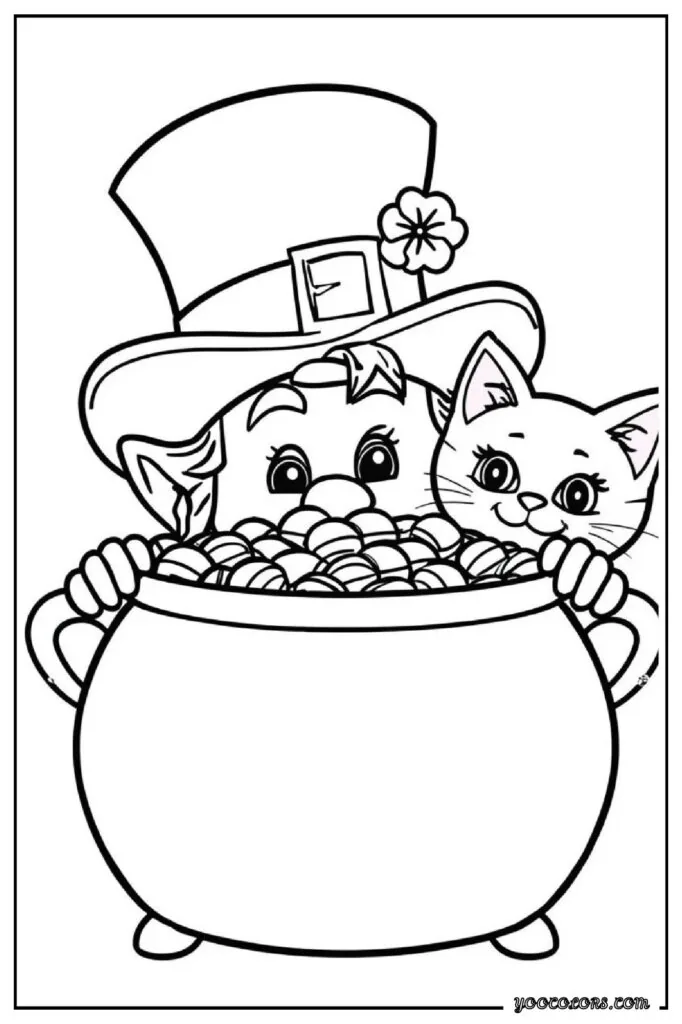 Leprechaun Coloring Pages: A Fun, Screen-Free Way to Celebrate St. Patrick’s Day 🍀 7 leprechaun coloring pagess 4 pdf