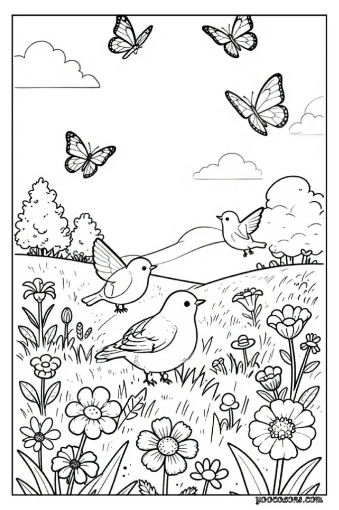 Why Spring Coloring Pages Are a Total Win (for Kids and Grown-Ups) 41 spring coloring pages 37 pdf