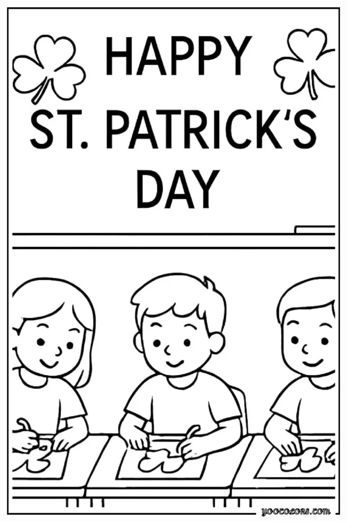 St. Patrick’s Day Coloring Pages: A Fun, Easy March Activity for Kids 32 st patricks day COLORING PAGES 38 pdf